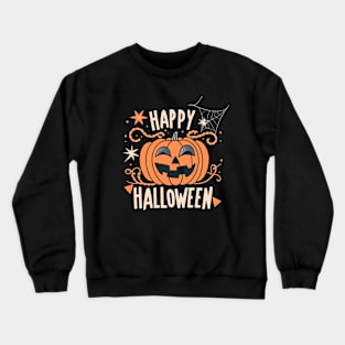 Happy Halloween Pumpkin Crewneck Sweatshirt